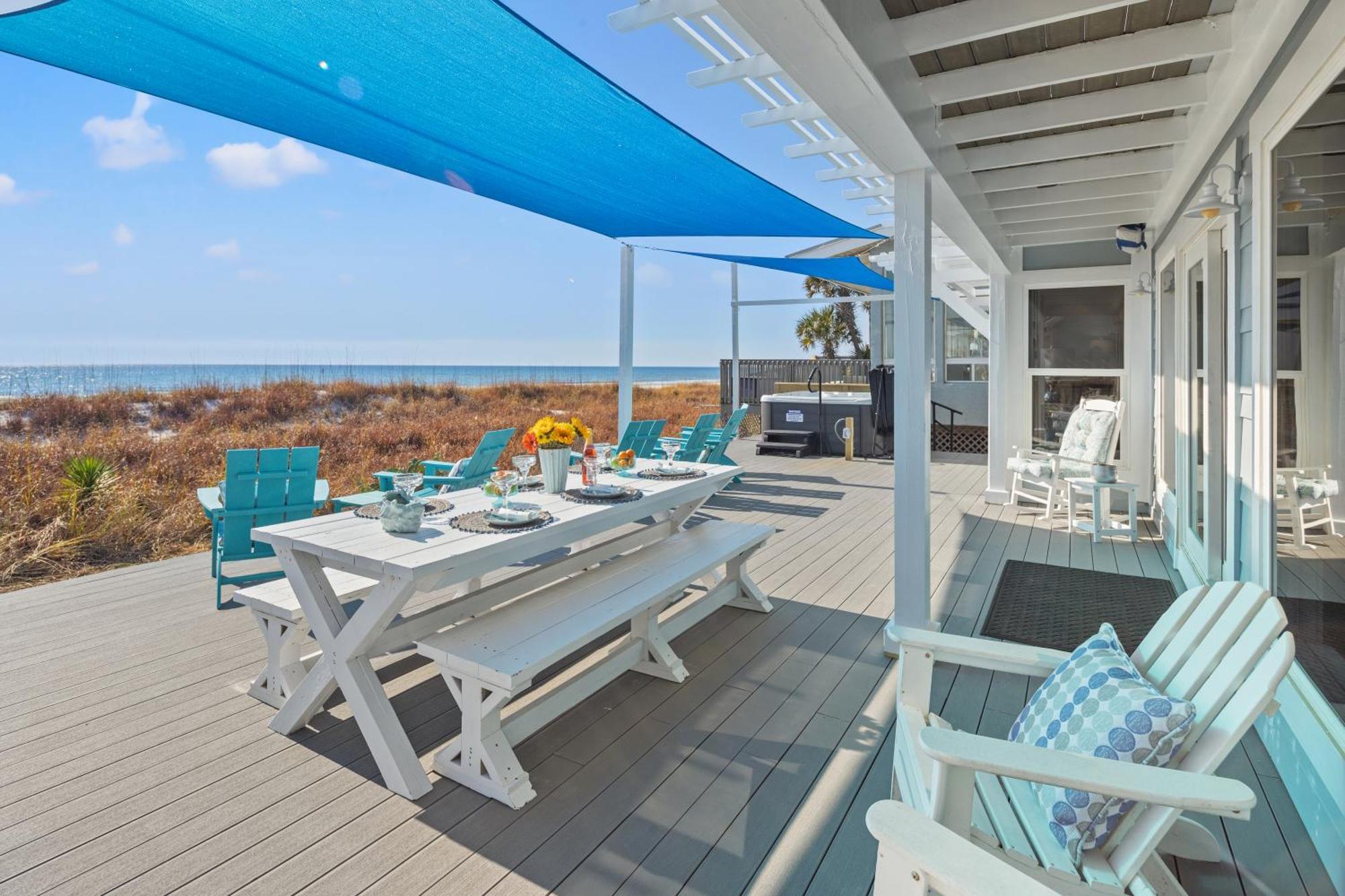 Luxury Gulf Front Property! Directly On The Beach! Sleeps 15! 巴拿马城 外观 照片